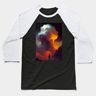 Dramatic Sky Baseball T-Shirt